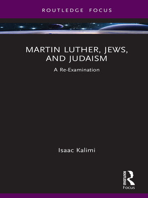 cover image of Martin Luther, Jews, and Judaism